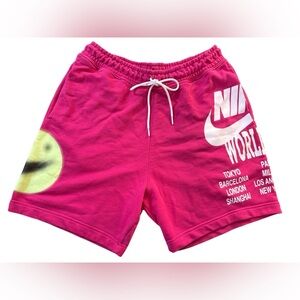 nike sportswear world tour french terry shorts